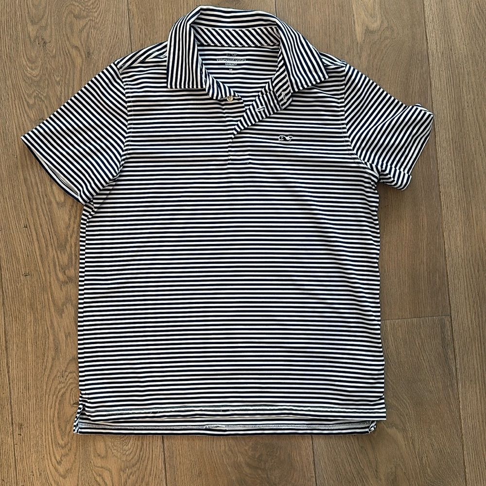 Vineyard Vines Youth Medium (12-14) On The Go Sankaty Polo